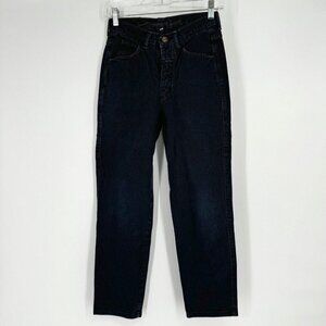 Marithe Girbaud Francois jeans kids youth 14 black high rise y2k 90s straight